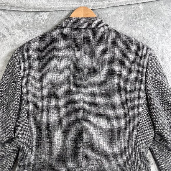 Deansgate Blazer Mens 42 Regular Gray Lambs Wool Sport Coat Jacket Tweed Lined - Picture 11 of 16